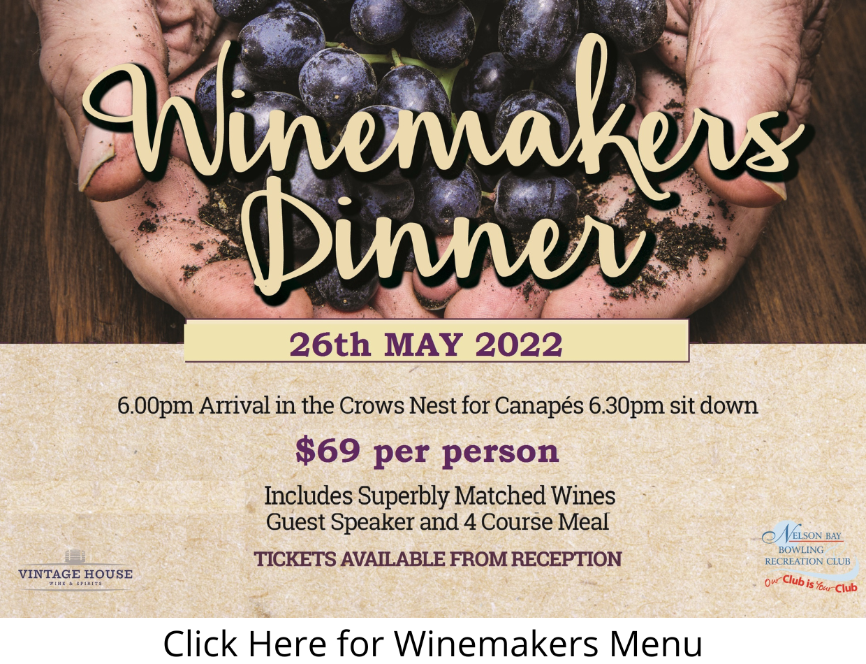 Click Here for Winemakers Menu 